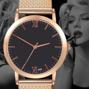 2018 New Fashion Unisex Women Ladies Silver Stainless Steel Mesh Band Silver Wrist Watches ladies watch relogio dropshipping &Ff