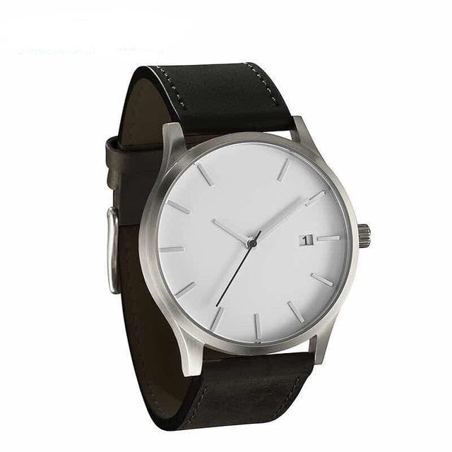 new Fashion big Dial Military Quartz Men Watch Leather Sport watches High Quality Clock Wristwatch montre homme horloges vrouwen