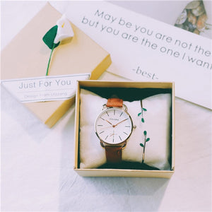 Women Watches Exquisite Simple Luxury Fashion Quartz Wristwatches Brand Woman Clock Reloj Mujer 2019 Bracelet Women's Watch